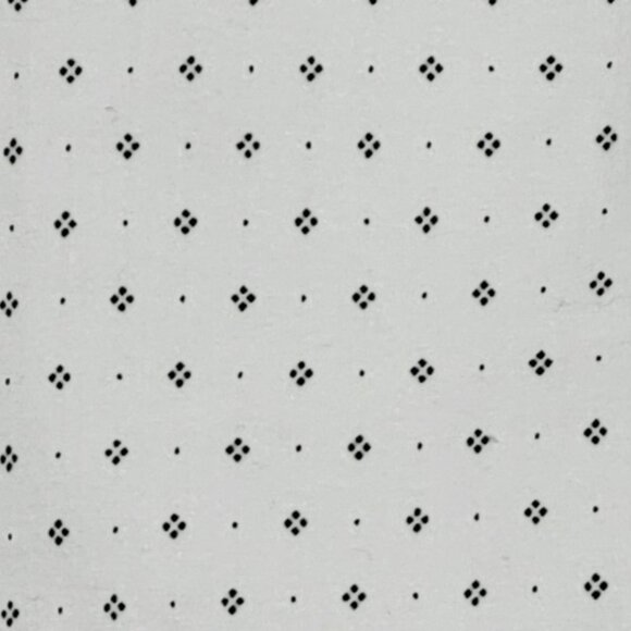 Banana Republic White Navy Dotted Long-Sleeve Tailored Button Down Shirt - 14 - Picture 10 of 10